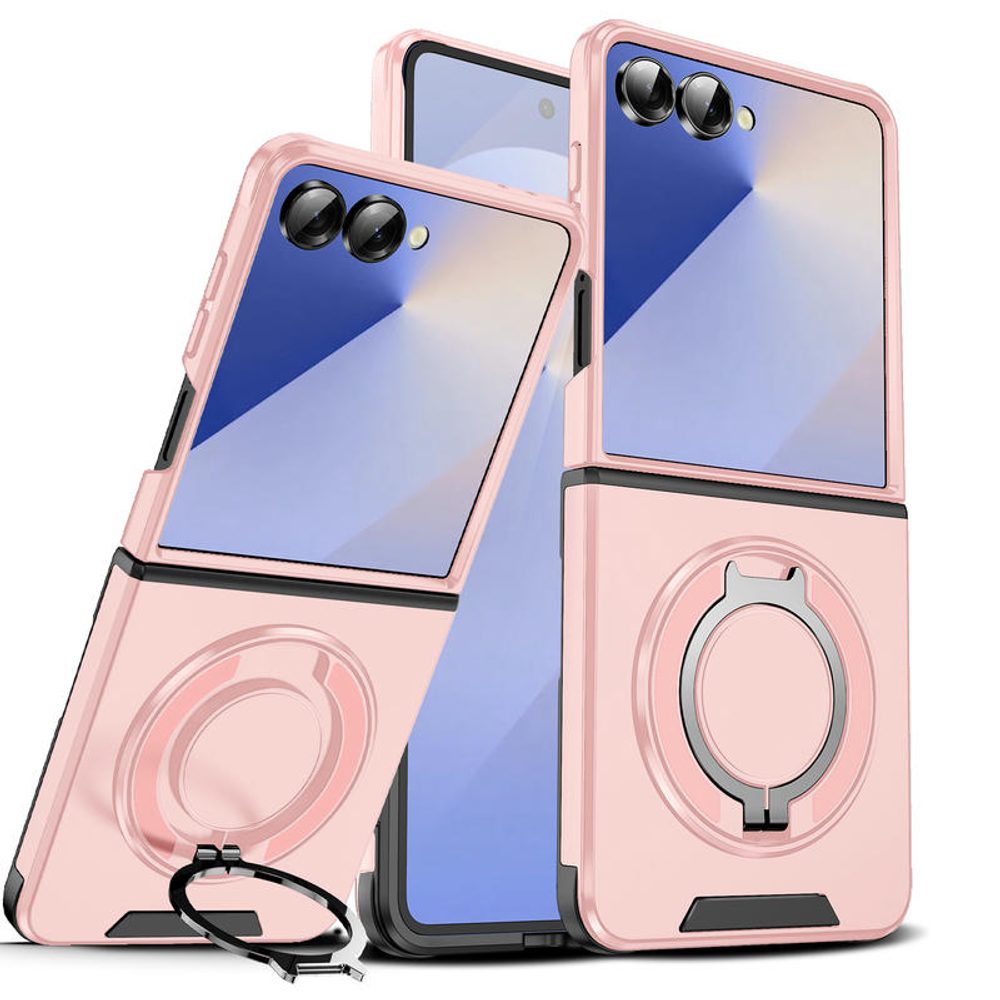 Husă Camslide Stand, Samsung Galaxy Z Flip 7, roz