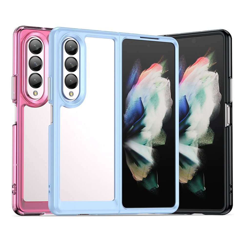 Husă Outer Space Case, Samsung Galaxy Z Fold 3, Albastră