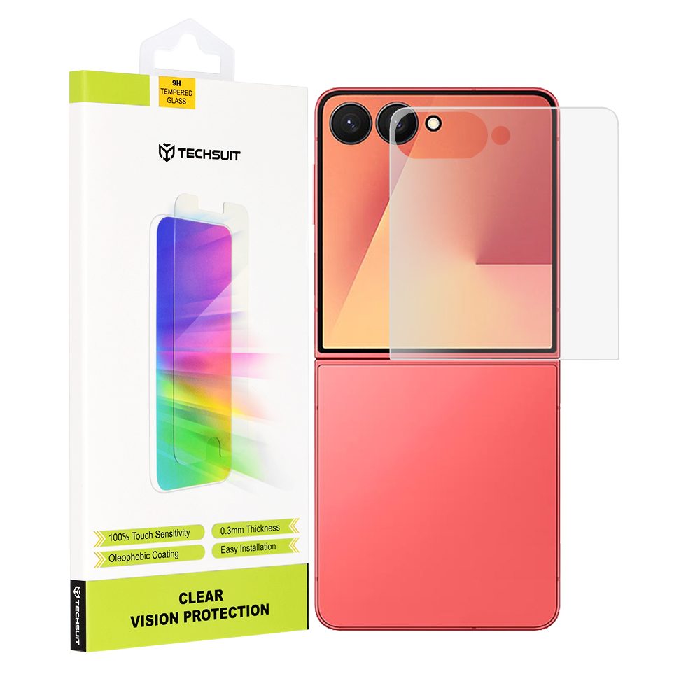 Techsuit Clear Vision Tvrzené sklo, Samsung Galaxy Z Flip 7