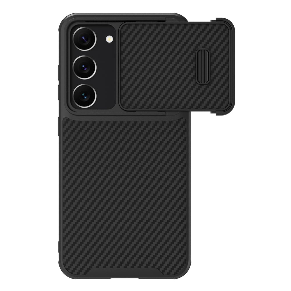 Fibră Sintetică Nillkin S, Samsung Galaxy S23 Plus, Negru