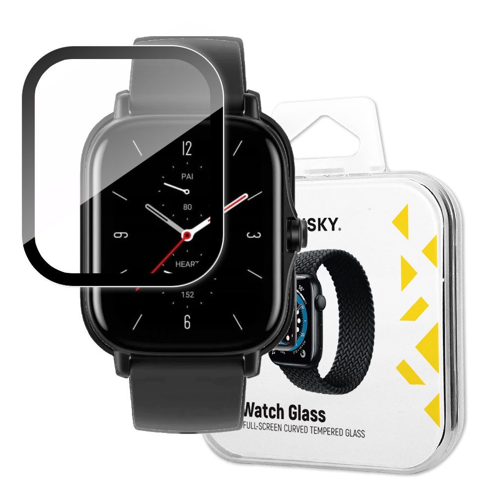 Wozinsky Watch Glass Hibridno Steklo, Xiaomi Amazfit GTS 2, črna