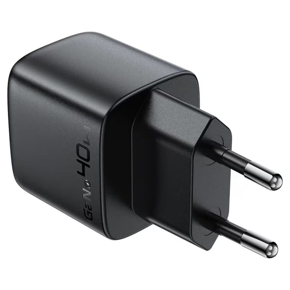 Acefast nabíjačka (A135) USB-C, GaN, PD 45W, LED displej, čierna