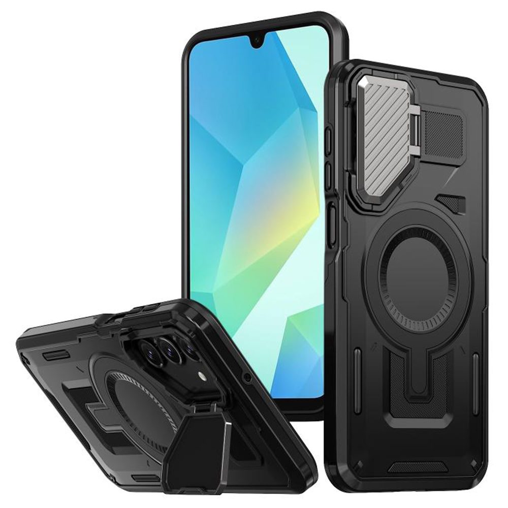 Techsuit CamVault MagSafe, Samsung Galaxy A16 4G / 5G, černý