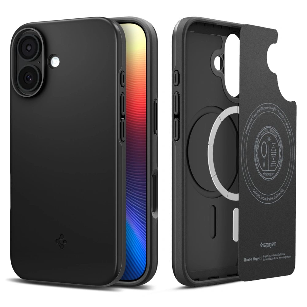 Spigen Thin Fit MagSafe, iPhone 17, negru