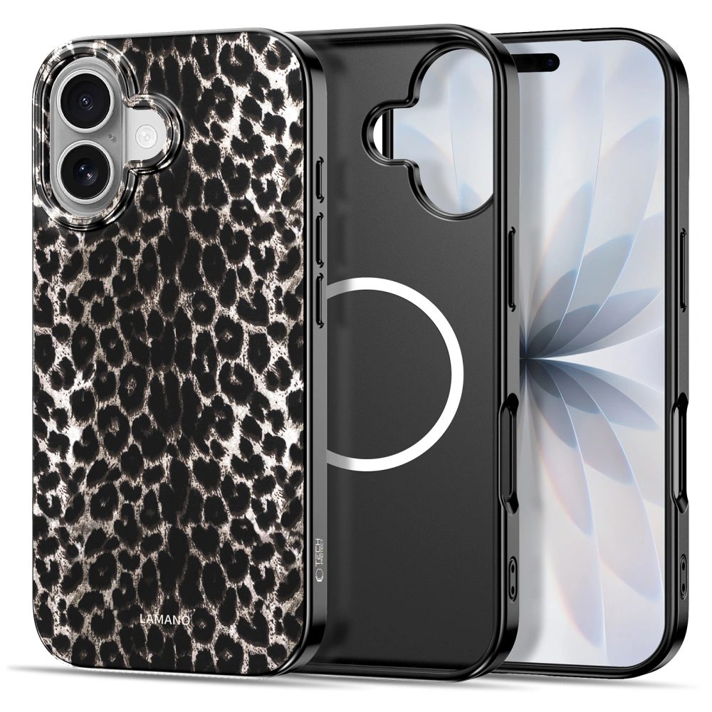 Tech-Protect Lamano MagSafe obal, iPhone 17, leopard