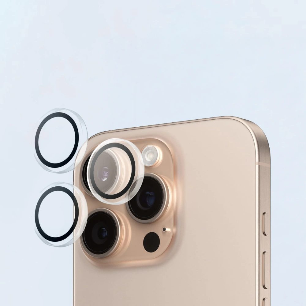 Tech-Protect Easy Set+, 2 tvrdené sklá + sklo na objektív, iPhone 17