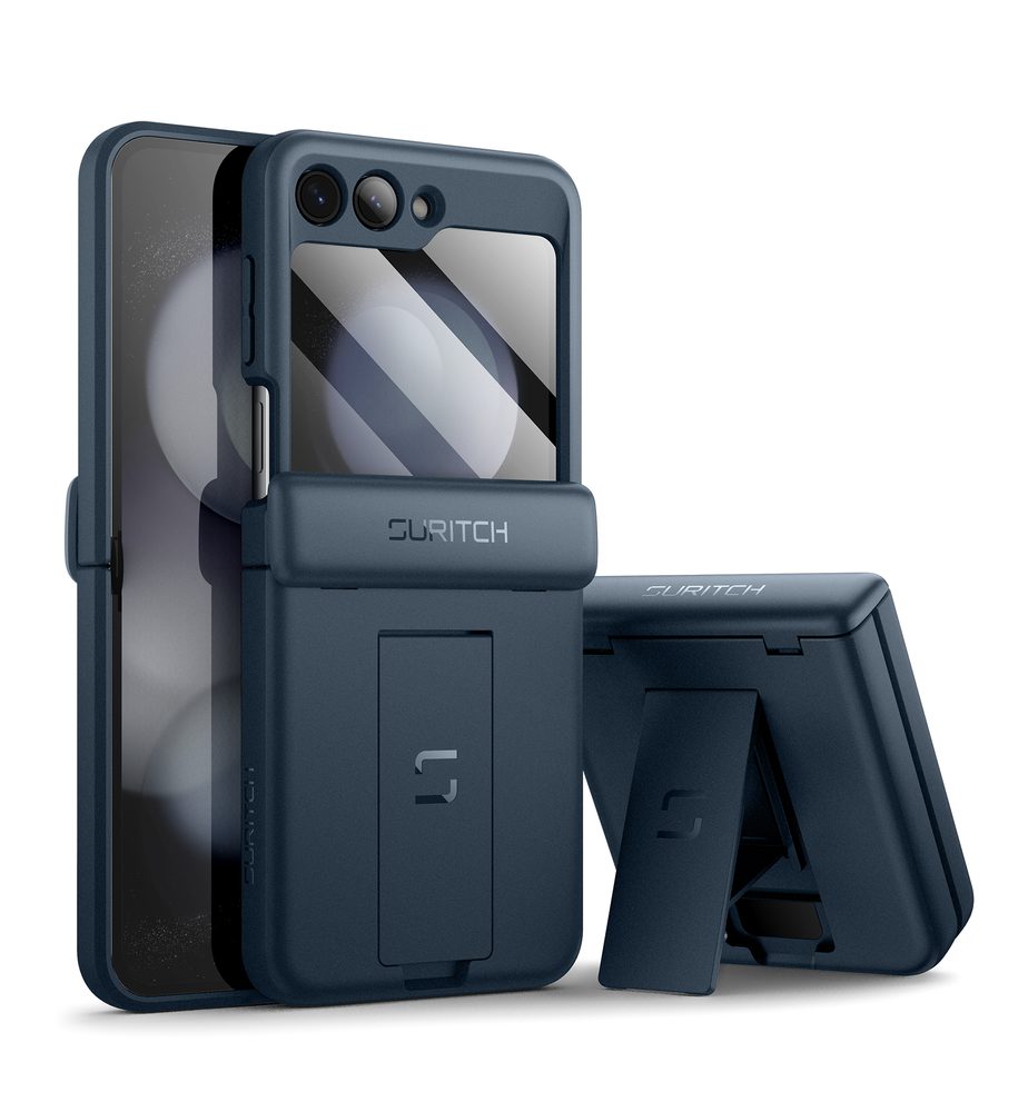 Levně Suritch 360 obal Samsung Galaxy Z Flip 5, modrý