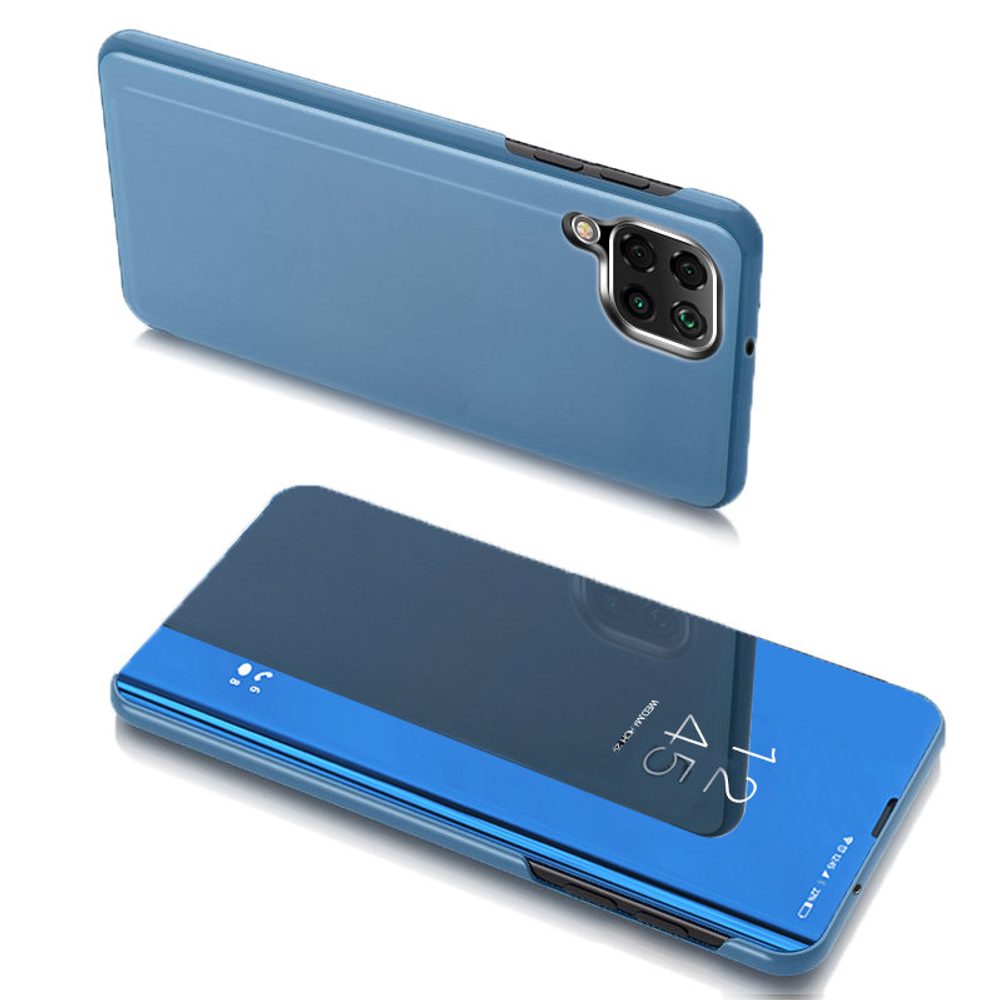 Clear view modré pouzdro na telefon Samsung Galaxy A22 4G