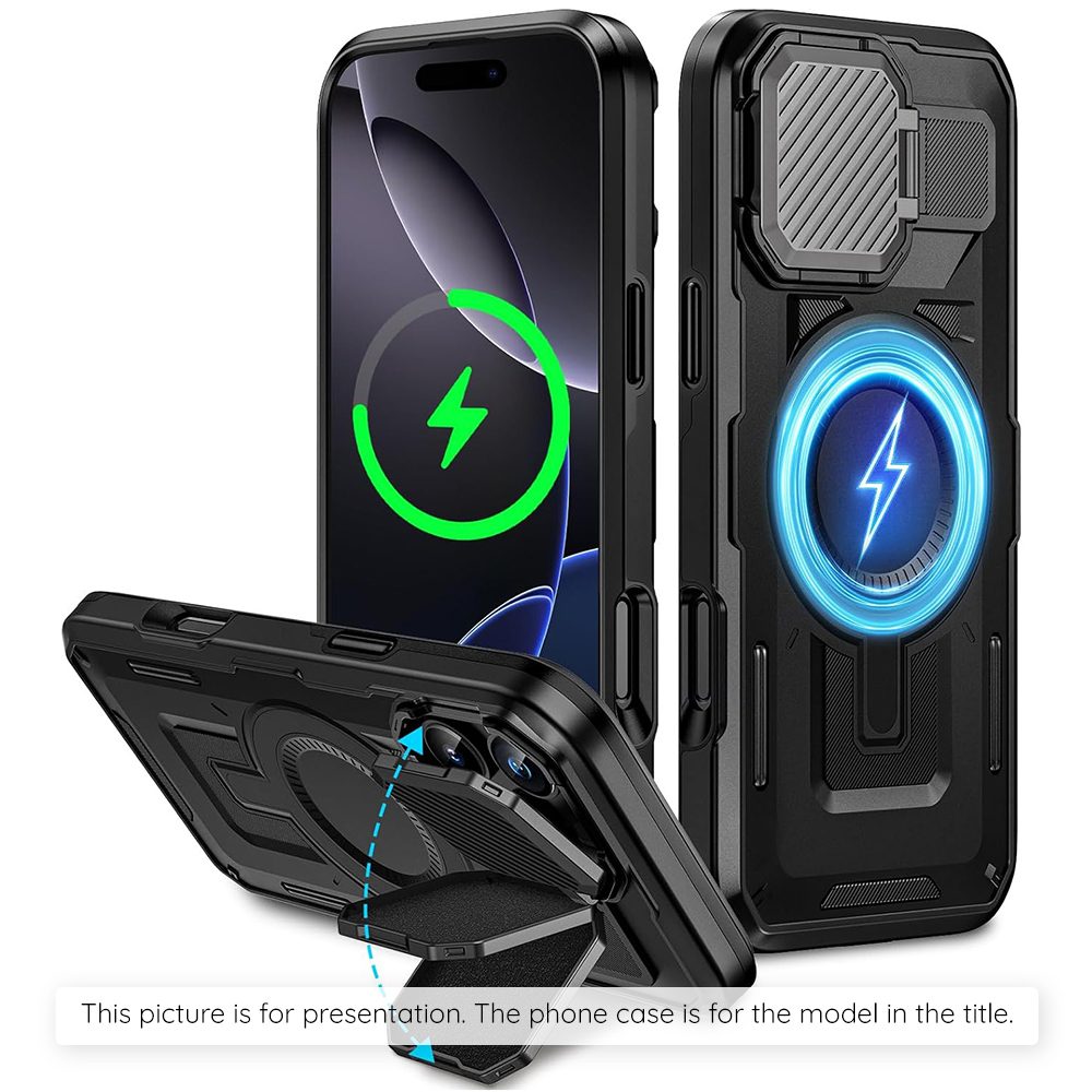 Techsuit CamVault MagSafe, iPhone 17 Pro, čierny