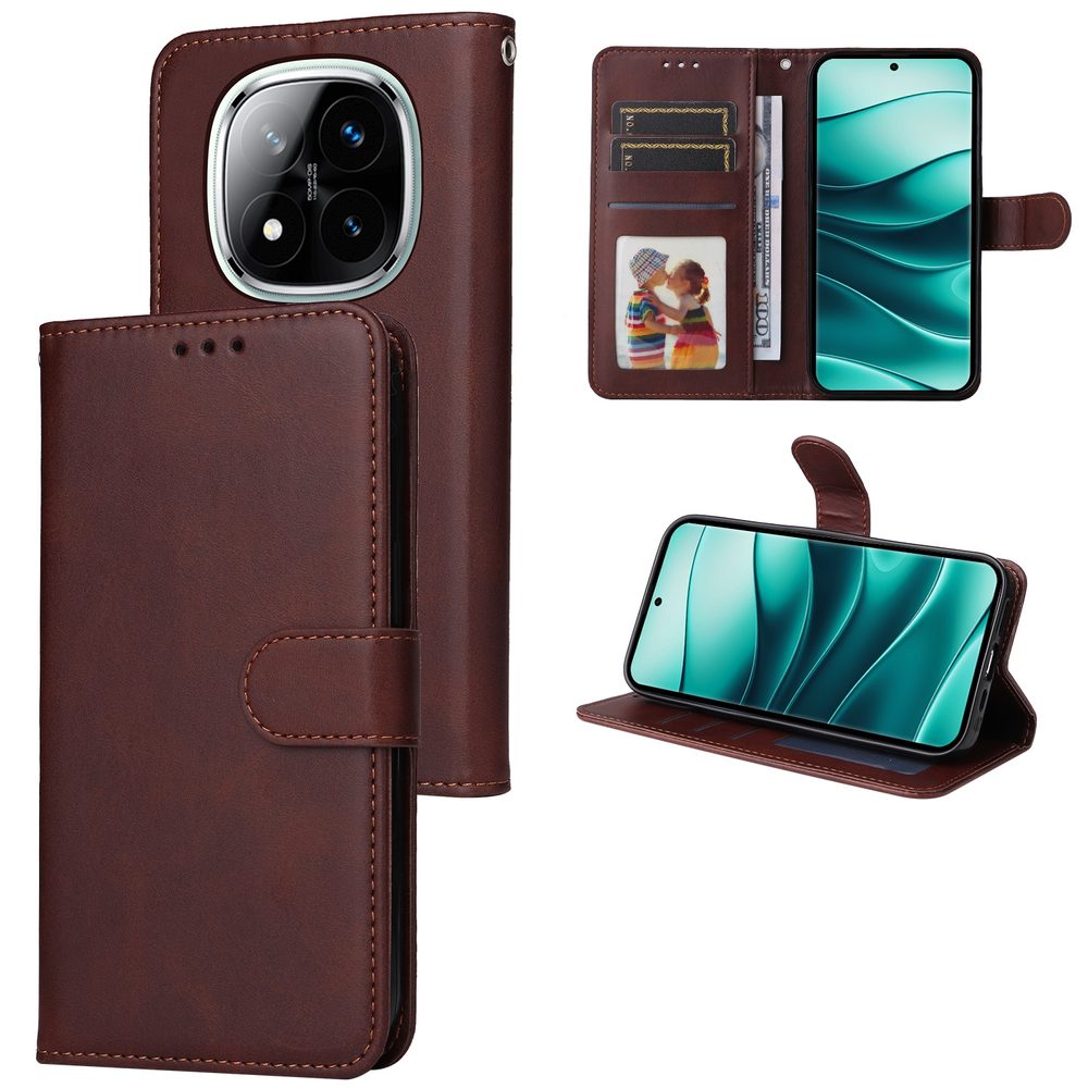 Levně Magnet Case, Xiaomi Redmi Note 14 Pro 4G, hnědý