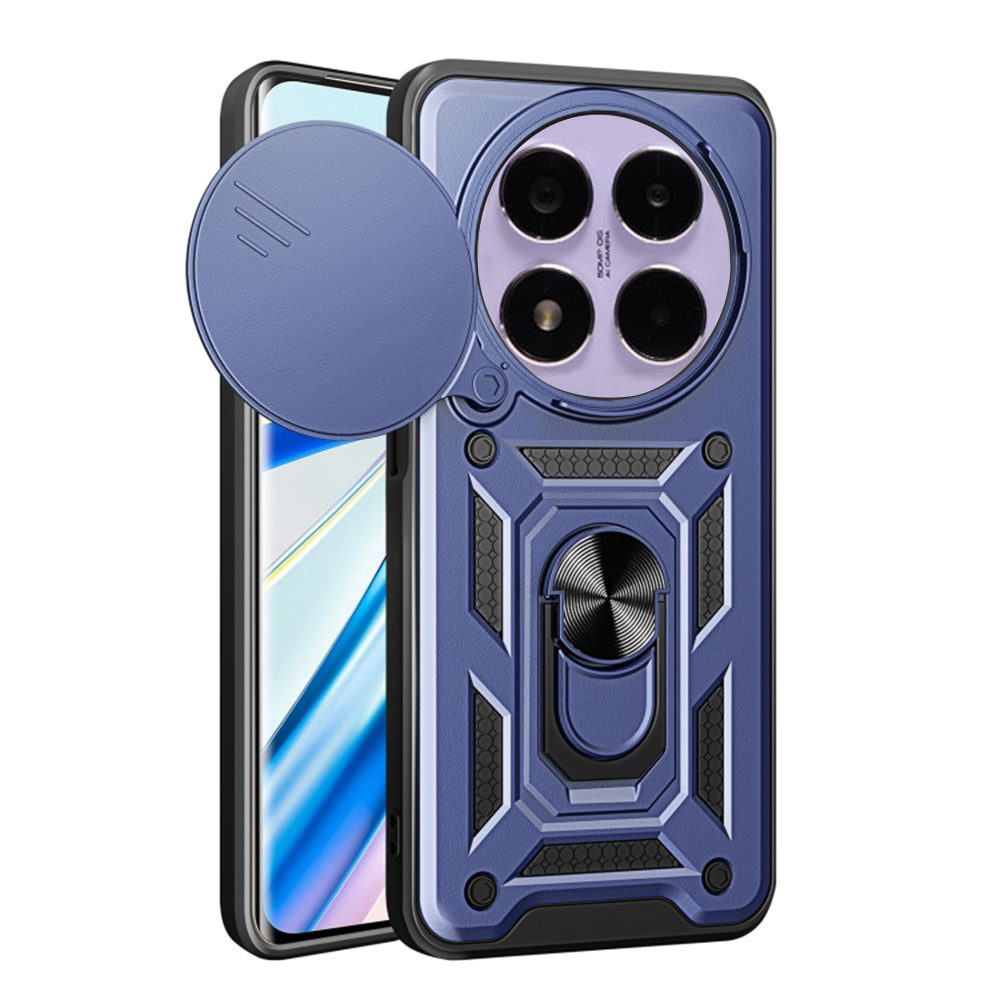 Techsuit CamShield, Xiaomi Redmi Note 14 Pro 5G / Poco X7, albastru