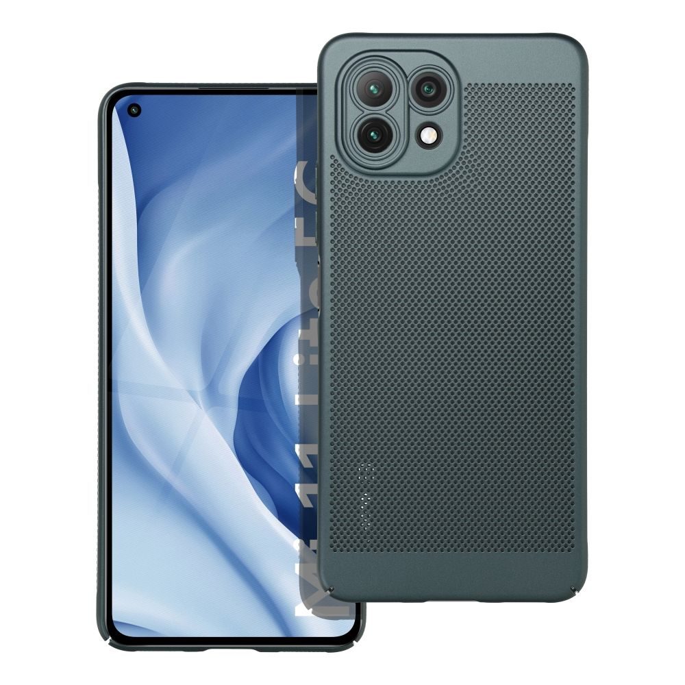 Breezy Case, Xiaomi Mi 11 Lite 5G / Mi 11 Lite LTE ( 4G ) / Mi 11 Lite NE, zelený