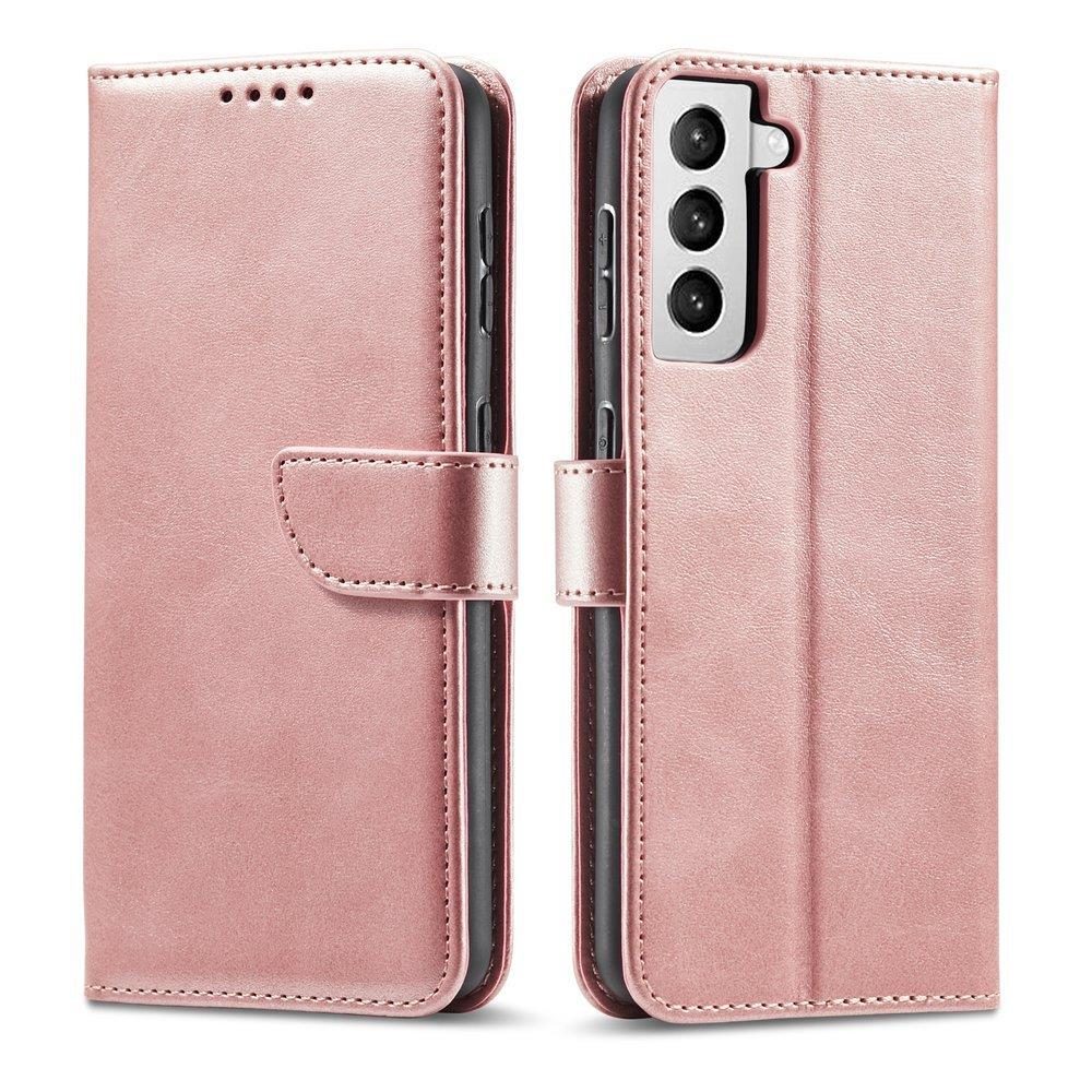 Magnet Case Samsung Galaxy S22 Ultra, Rožnat