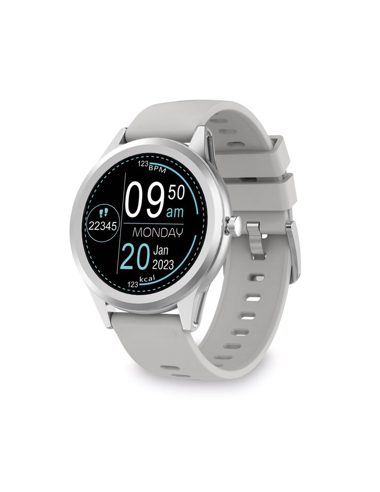 Ksix Smartwatch Globe, stříbrné