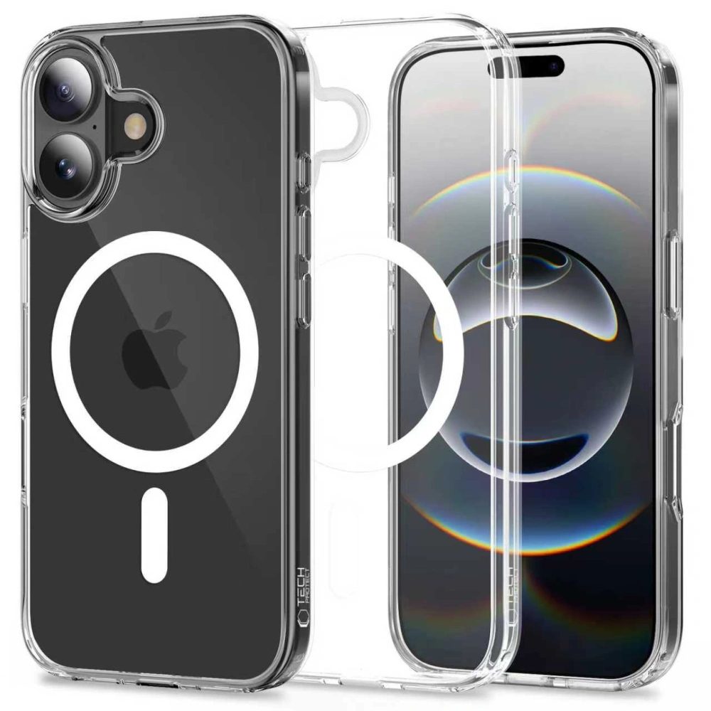 Levně Tech-Protect Flexair Hybrid s MagSafe, iPhone 17, průhledný