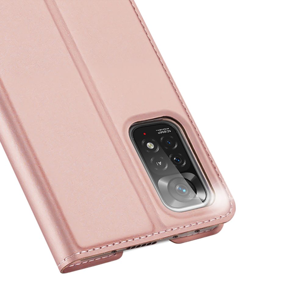 Dux Ducis Skin Pro, Knižkové Púzdro, Xiaomi Redmi Note 11 Pro 5G / 11 Pro / 11E Pro, Ružové