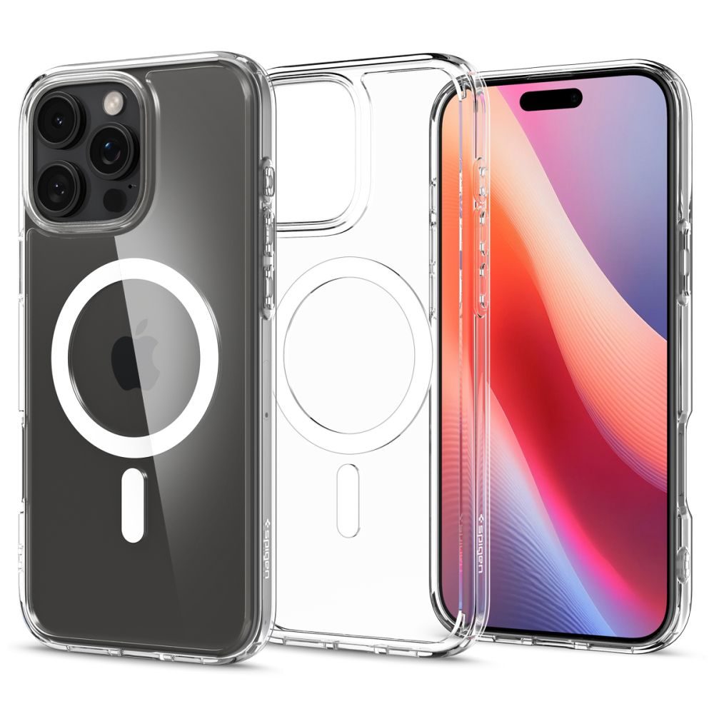 Spigen Ultra Hybrid Mag, MagSafe, iPhone 16 Pro, fehér