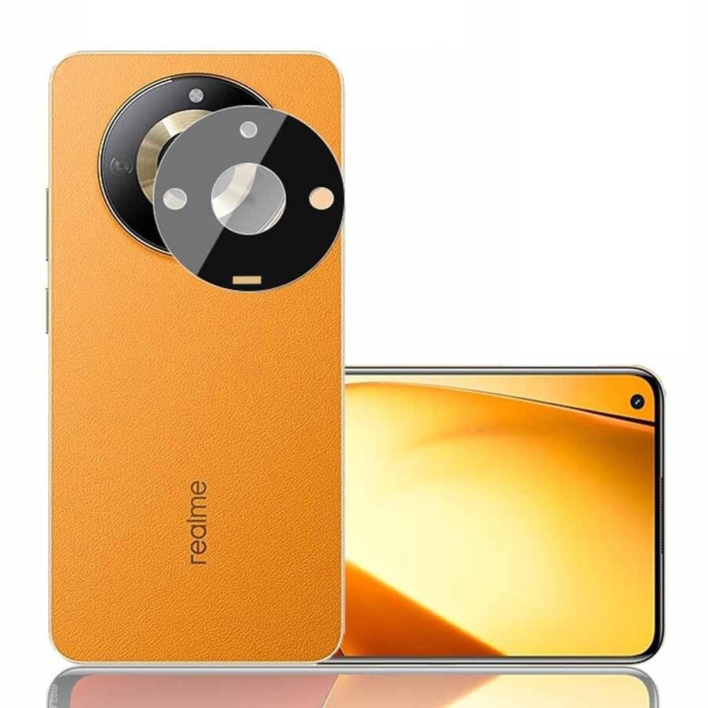 Techsuit sklíčko pro čočku fotoaparátu, Realme 11, černé