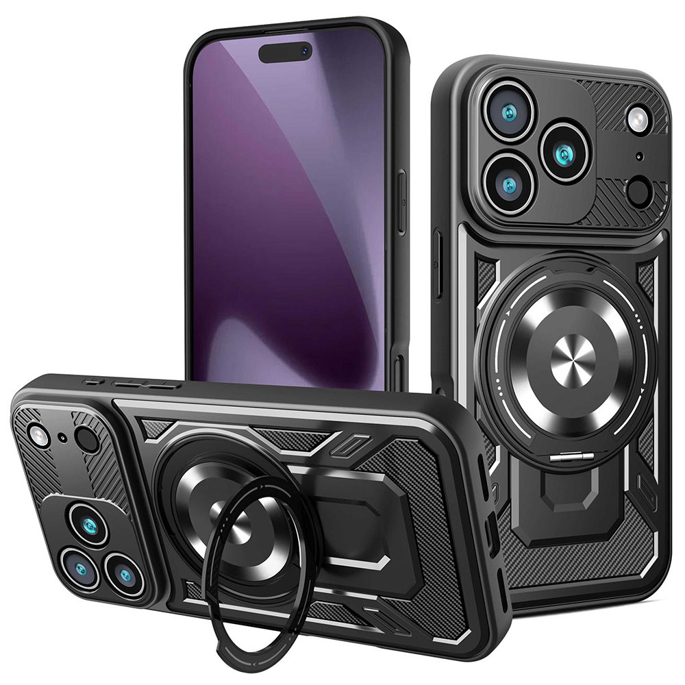 Levně Techsuit RuggedCam, iPhone 17 Pro, černý