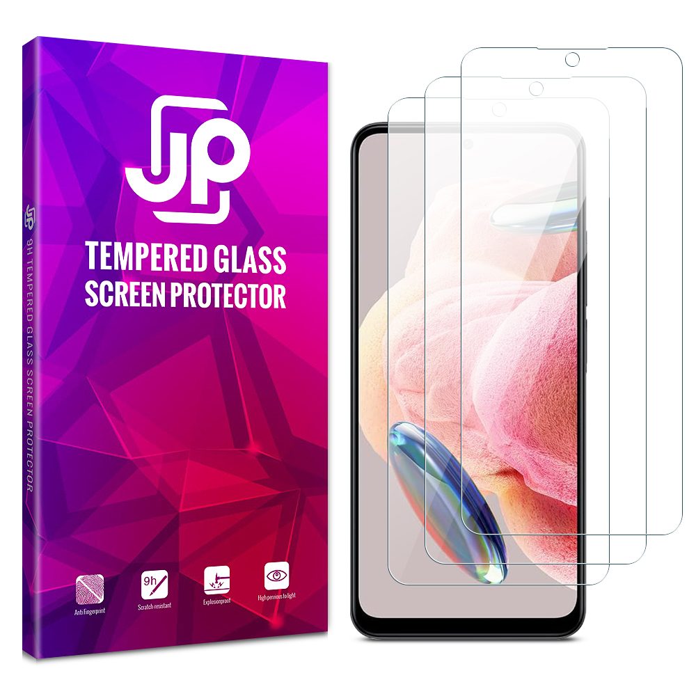 JP Long Pack Kaljeno Steklo, 3 Stekla Za Xiaomi Redmi Note 12 4G