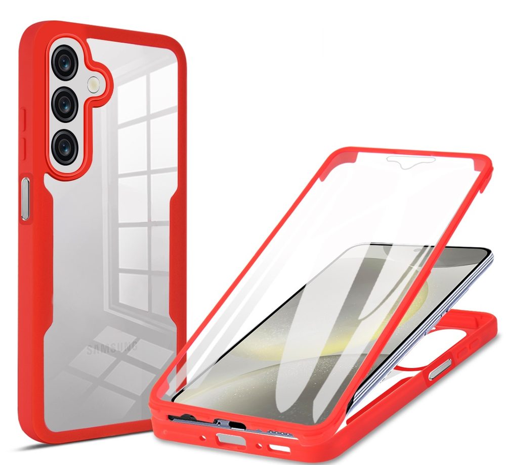 Husă JP Defense colorful, Samsung Galaxy A26, roșu