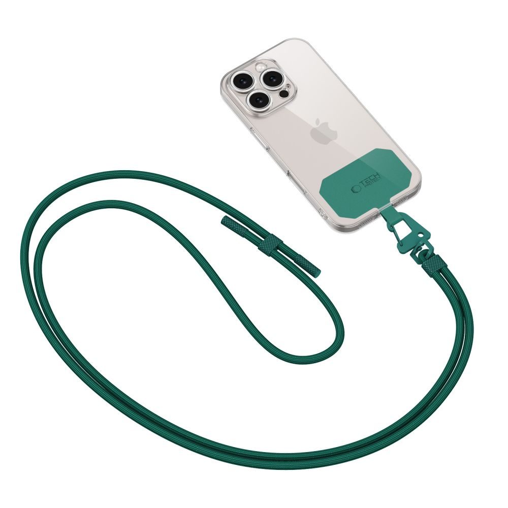 Tech-Protect C5S Crossbody popruh, tmavě zelený