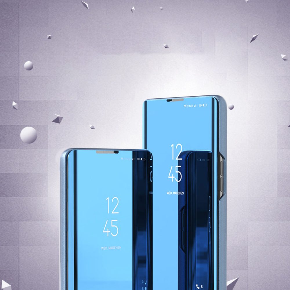 Clear View Kék Tok Samsung Galaxy A22 4G
