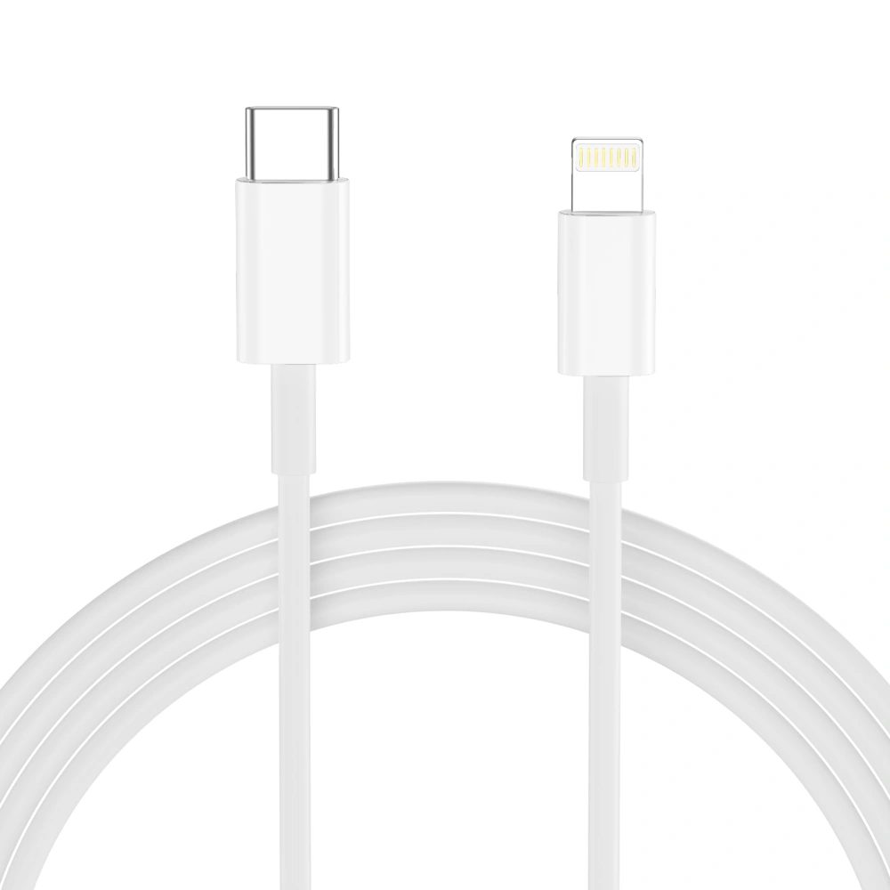 Tech-Protect NCA45W-GAN 2-portová sieťová nabíjačka PD45W / QC 3.0 + kábel lightning, biela