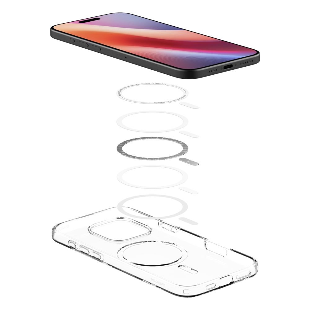 Spigen Liquid Crystal Mag s MagSafe, iPhone 16 Pro Max, priehľadný
