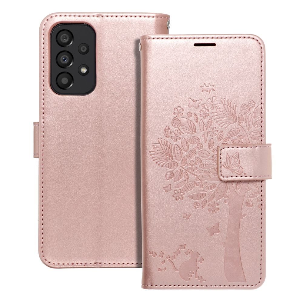 Mezzo pouzdro, Samsung Galaxy A33 5G, vzor 3, rosegold