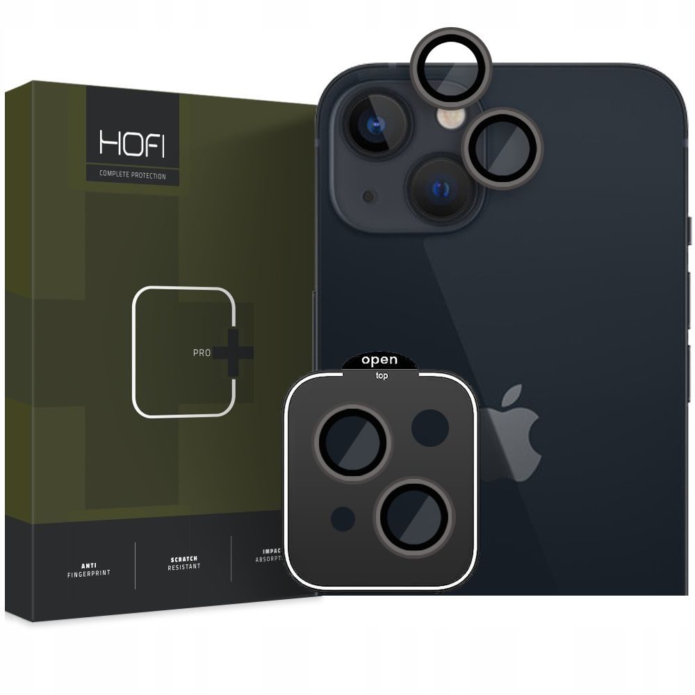 Hofi Camring Pro+, Kamera Lencse üveg, IPhone 15 / 15 Plus, Fekete