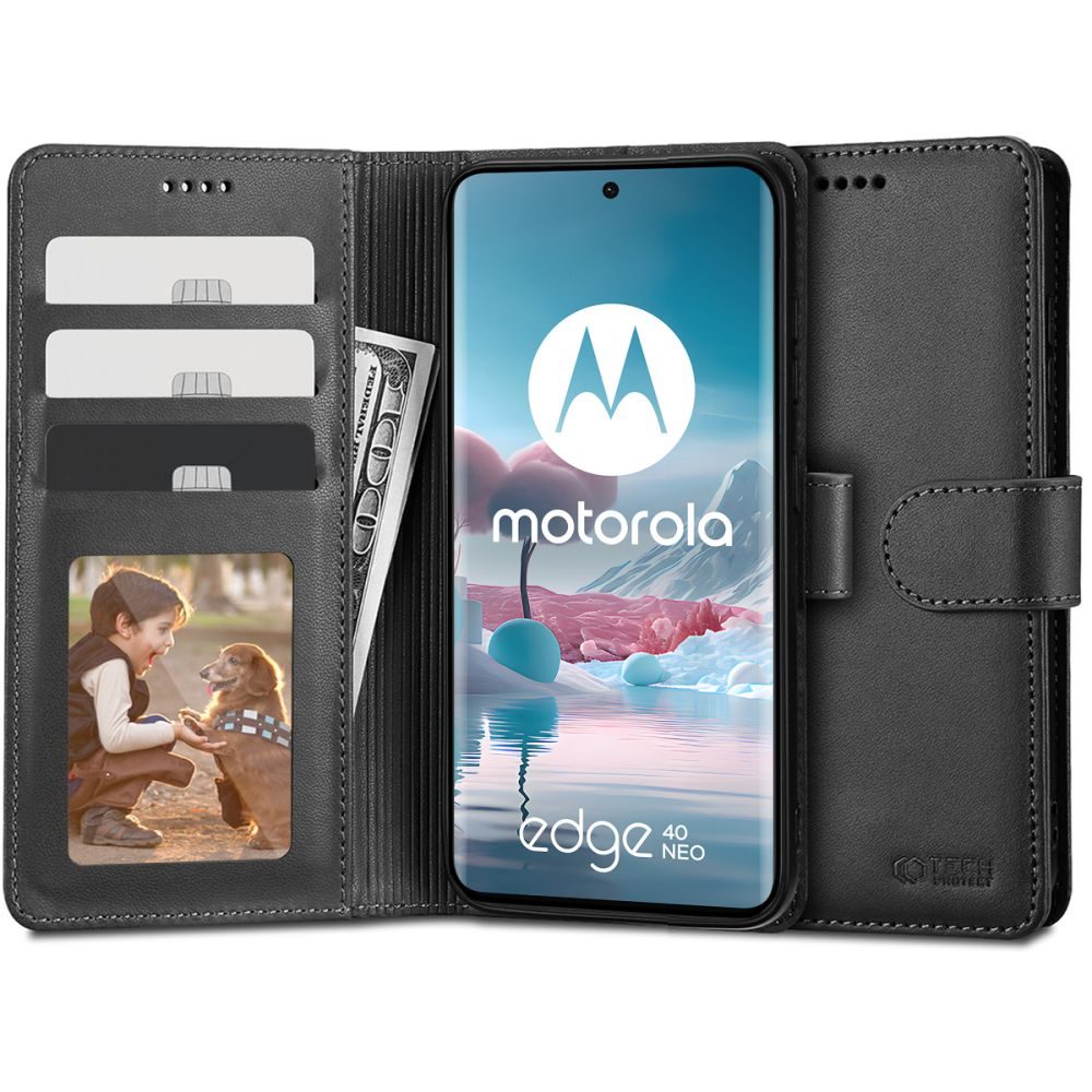 Tech-Protect Motorola Edge 40 Neo črn Etui