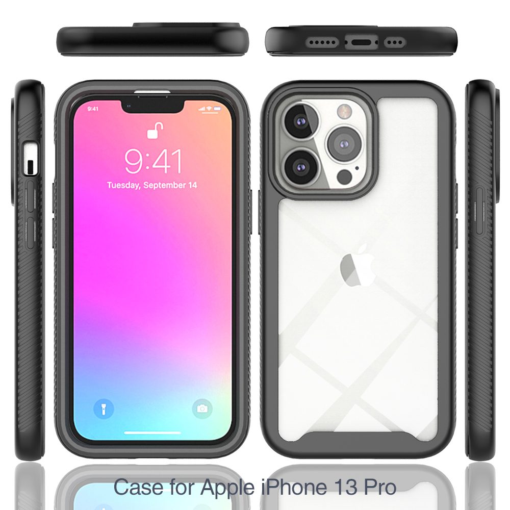 Techsuit Defense360 Pro + Védőfólia, IPhone 13 Pro, Fekete