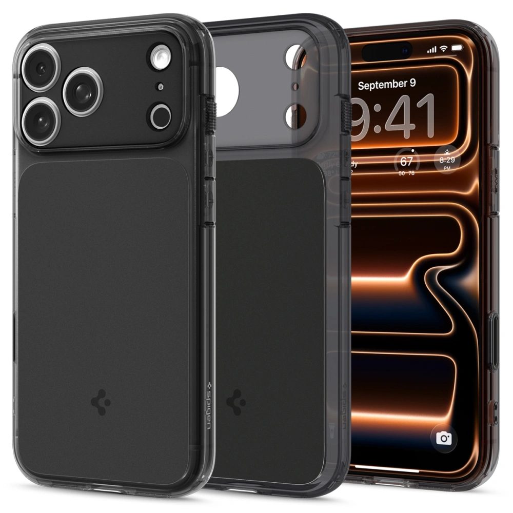 Levně Spigen Ultra Hybrid ”T” Mag s MagSafe, iPhone 17 Pro, černý