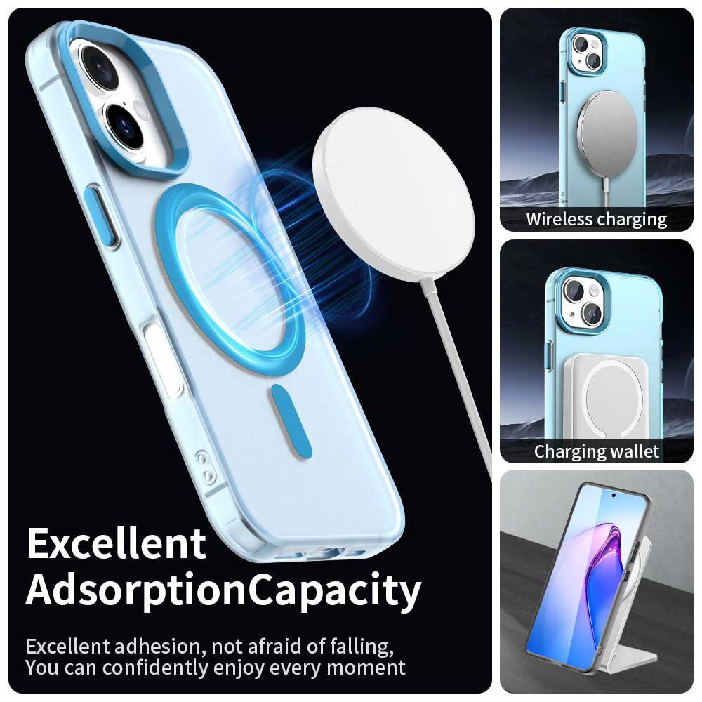 Techsuit CandyCase MagSafe, iPhone 17, modrý