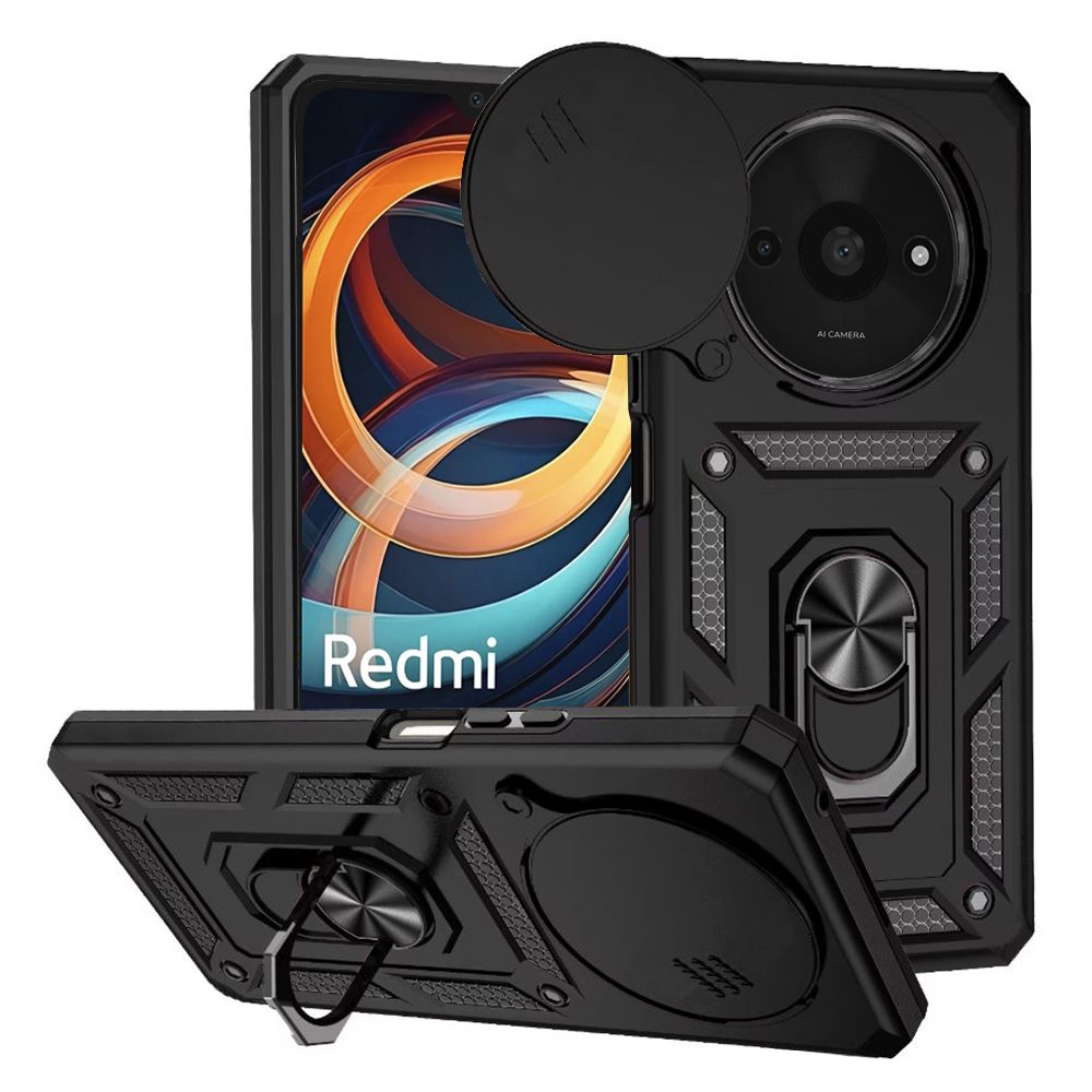 Techsuit CamShield, Xiaomi Redmi A3, černý