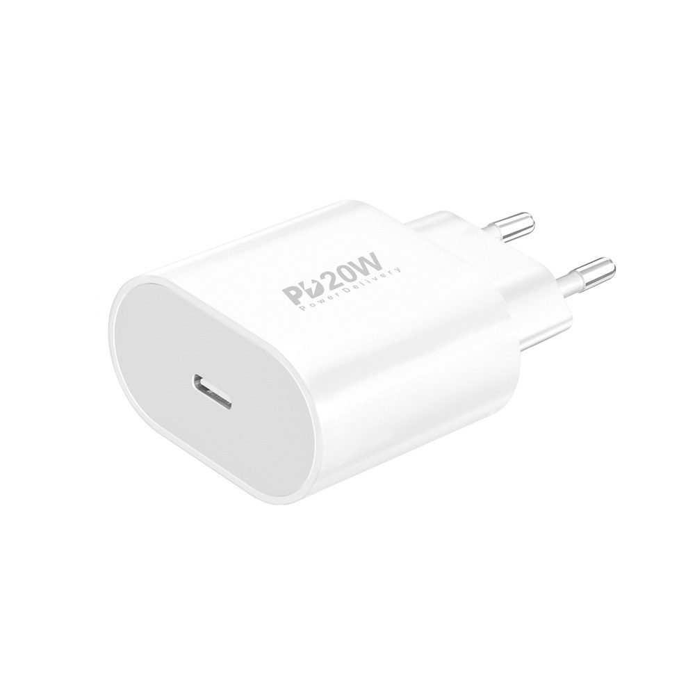 Foneng EU39 Síťová nabíječka, USB-C, PD 20W, 3A, bílá