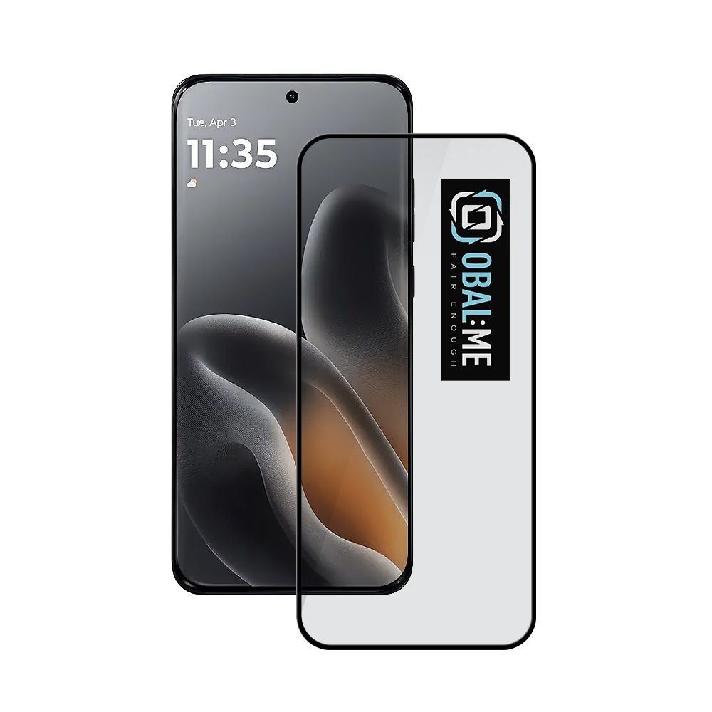 OBAL:ME Sticlă Securizată 5D pentru Motorola Edge 70 Fusion, neagră