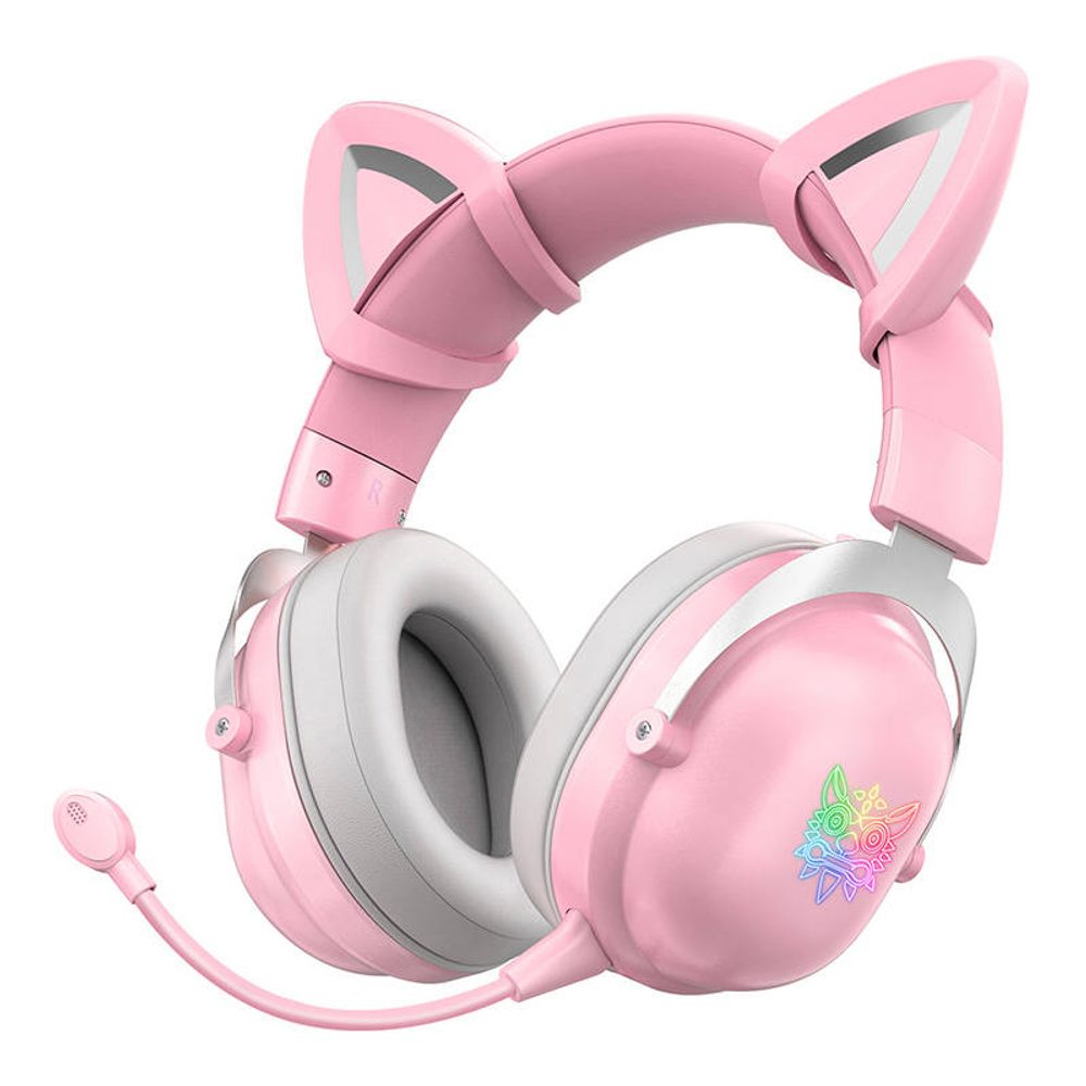 Onikuma B20 Herní Sluchátka Bluetooth, Růžová