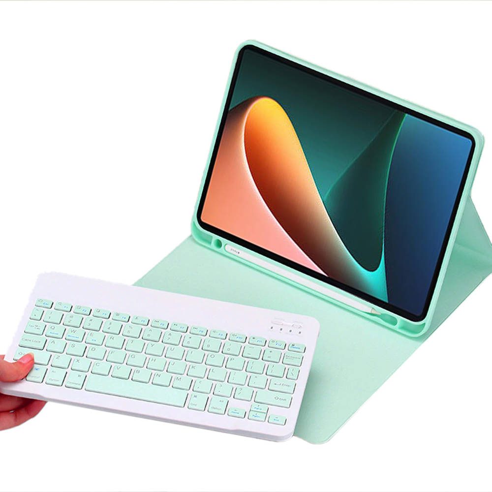 Etui Z Bluetooth Tipkovnico Za Xiaomi Pad 5 / 5 Pro, Zelen