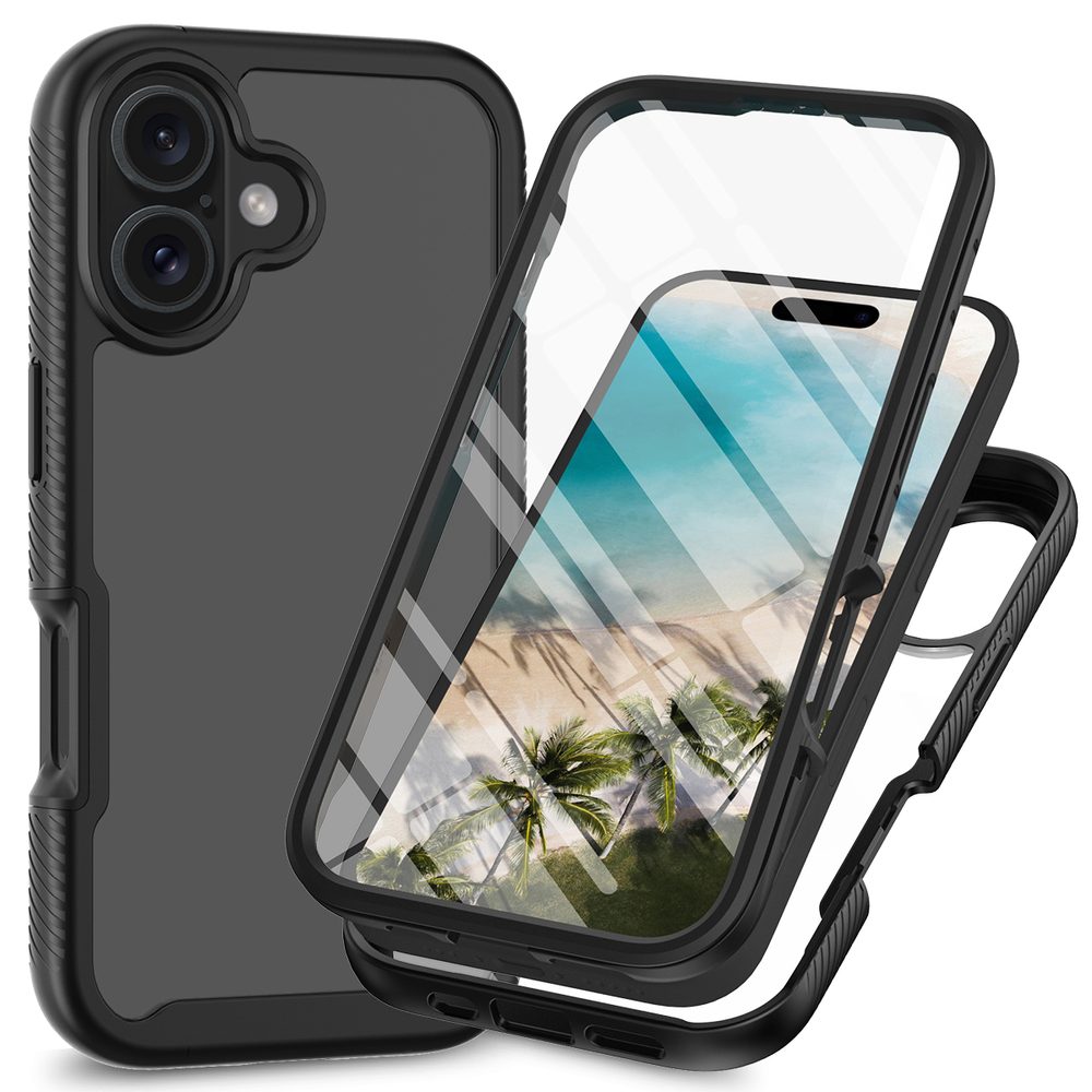 JP Defense360 tok, iPhone 16 Plus, fekete