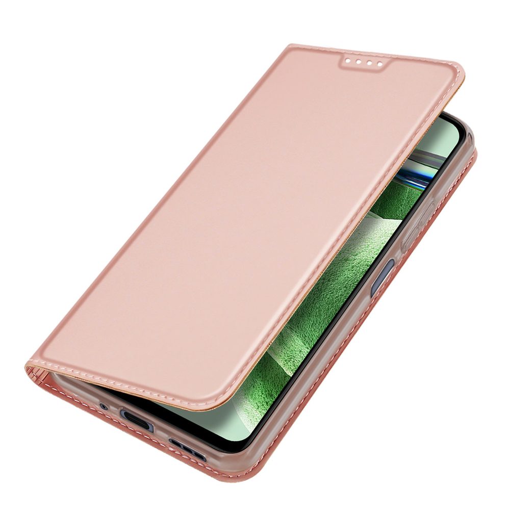 Dux Ducis Skin Pro, Könyves Tok, Xiaomi Redmi Note 12 Pro / Poco X5 Pro 5G, Rózsaszínű