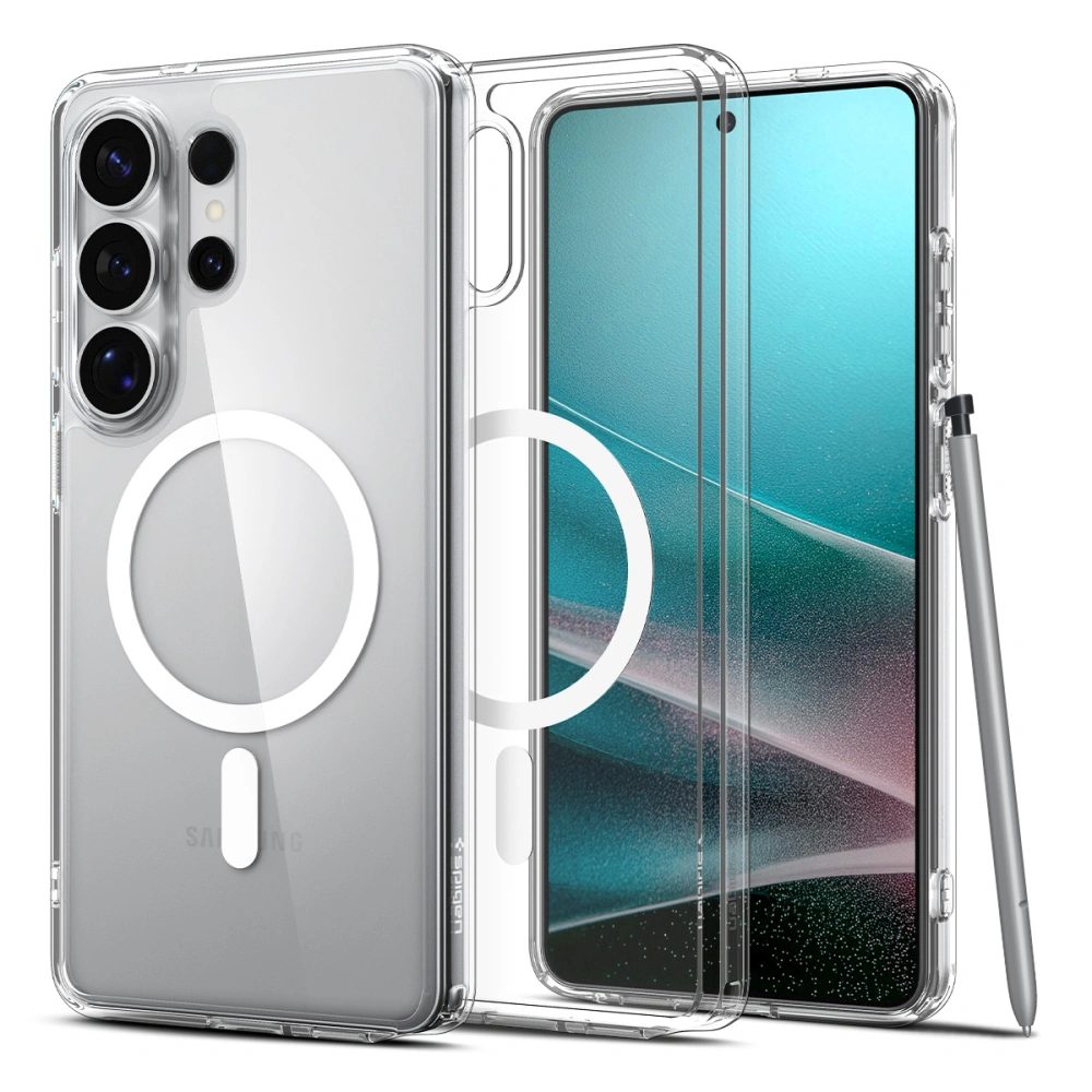 Levně Spigen Ultra Hybrid Mag s MagSafe, Samsung Galaxy S26 Ultra, bílý