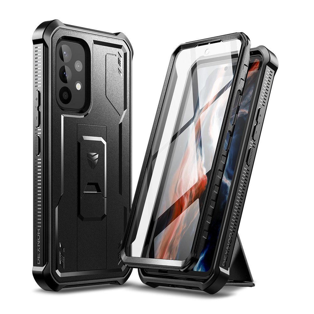 Dexnor 360 Kickstand borító Samsung Galaxy A53, fekete