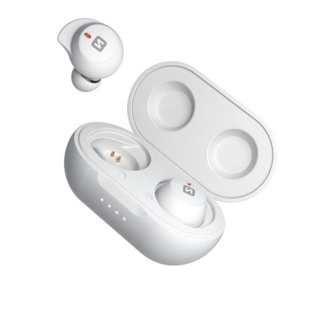 Swissten Bluetooth TWS Slušalice Stonebuds, Bijela