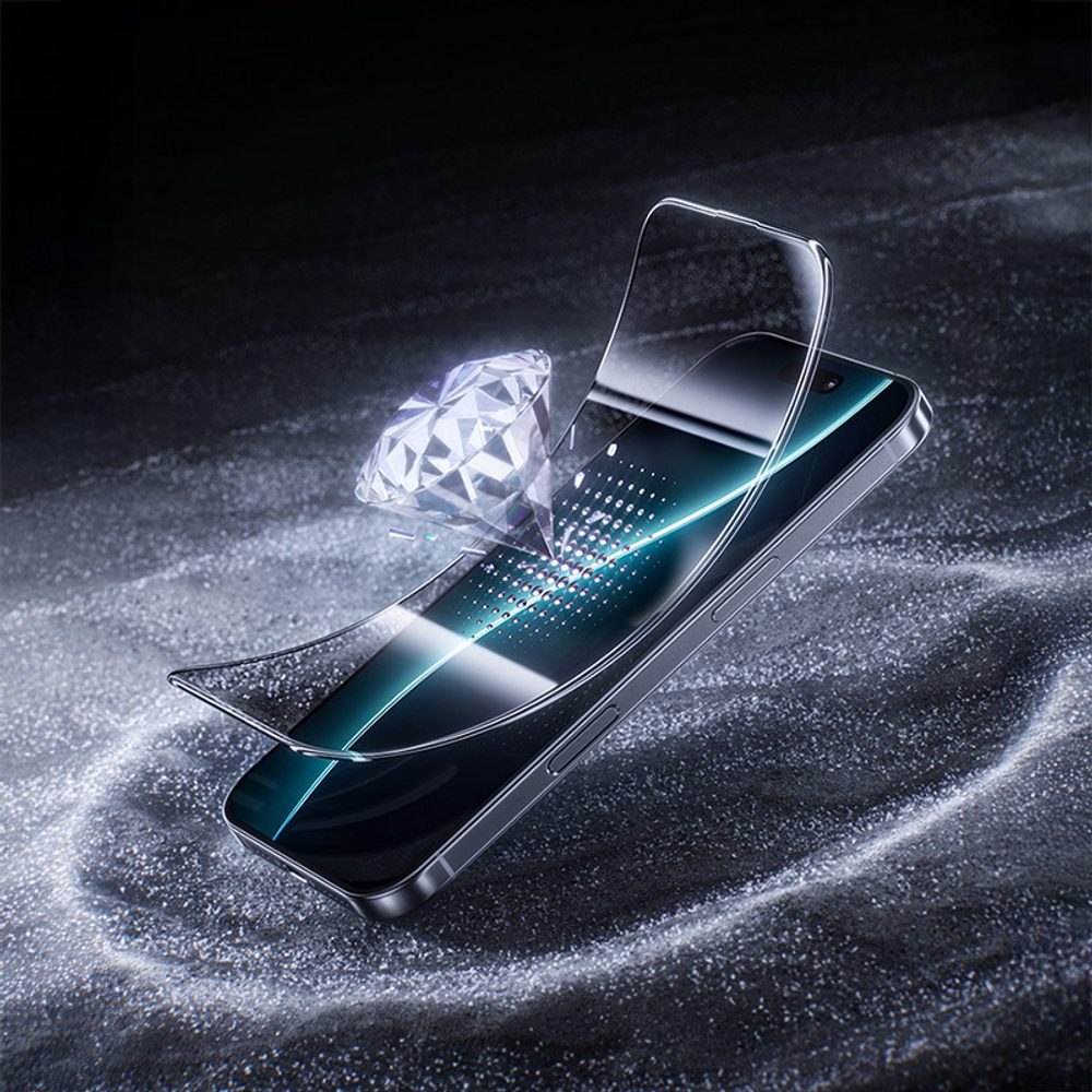 Benks Tvrdené sklo Ultra Shield Privacy, iPhone 16 Pro / 17, čierne