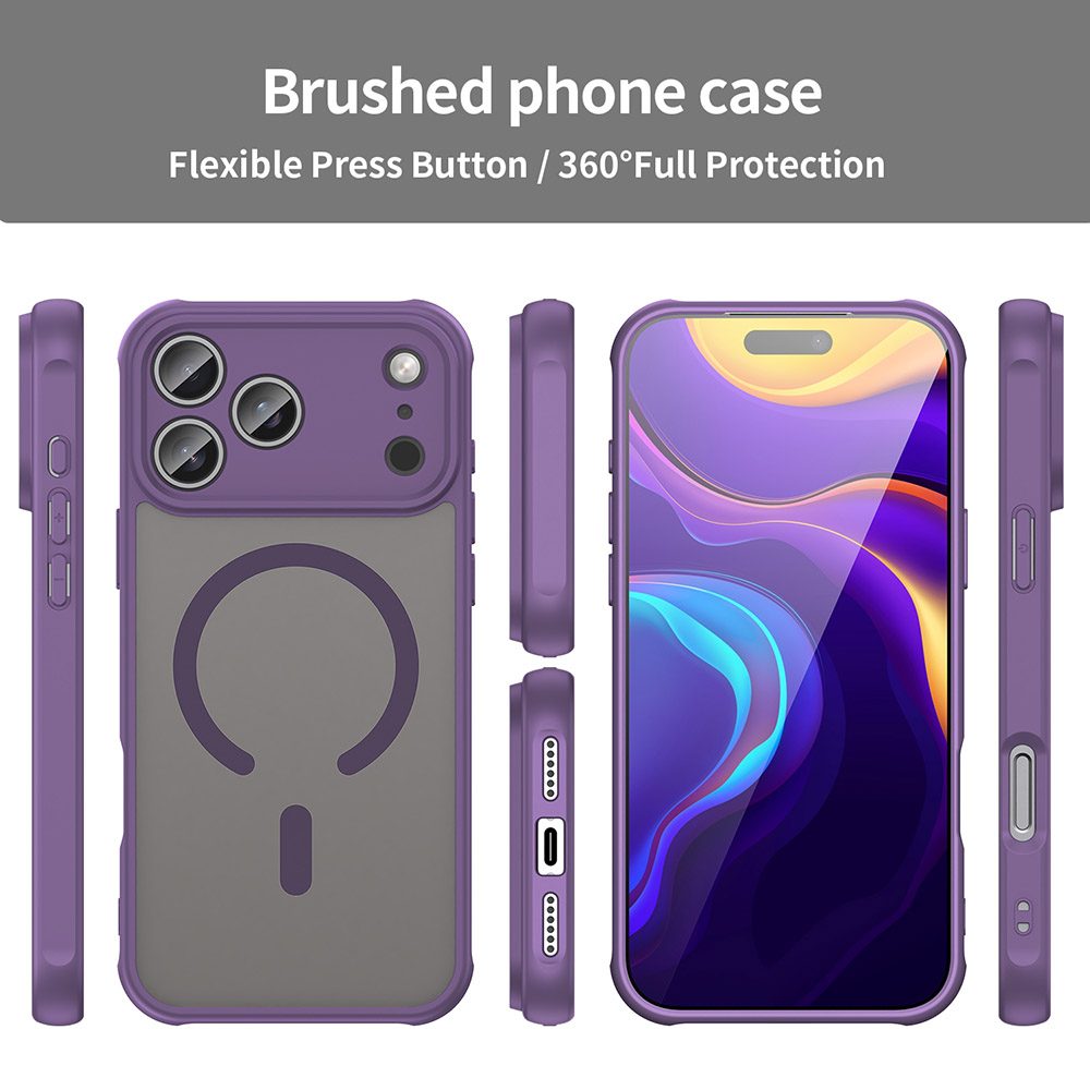 Techsuit HaloFrost II MagSafe, iPhone 17 Pro, fialové