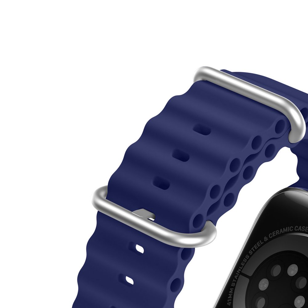 Dux Ducis Strap řemínek, Apple Watch 8 / 7 / 6 / 5 / 4 / 3 / 2 / SE (41 / 40 / 38 Mm), Modrý