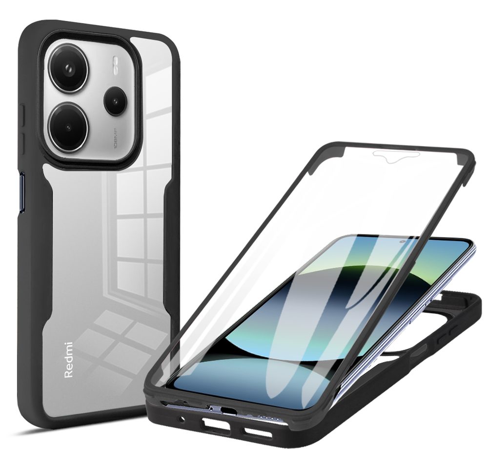 Levně JP Defense colorful obal, Xiaomi Redmi Note 14 5G, černý