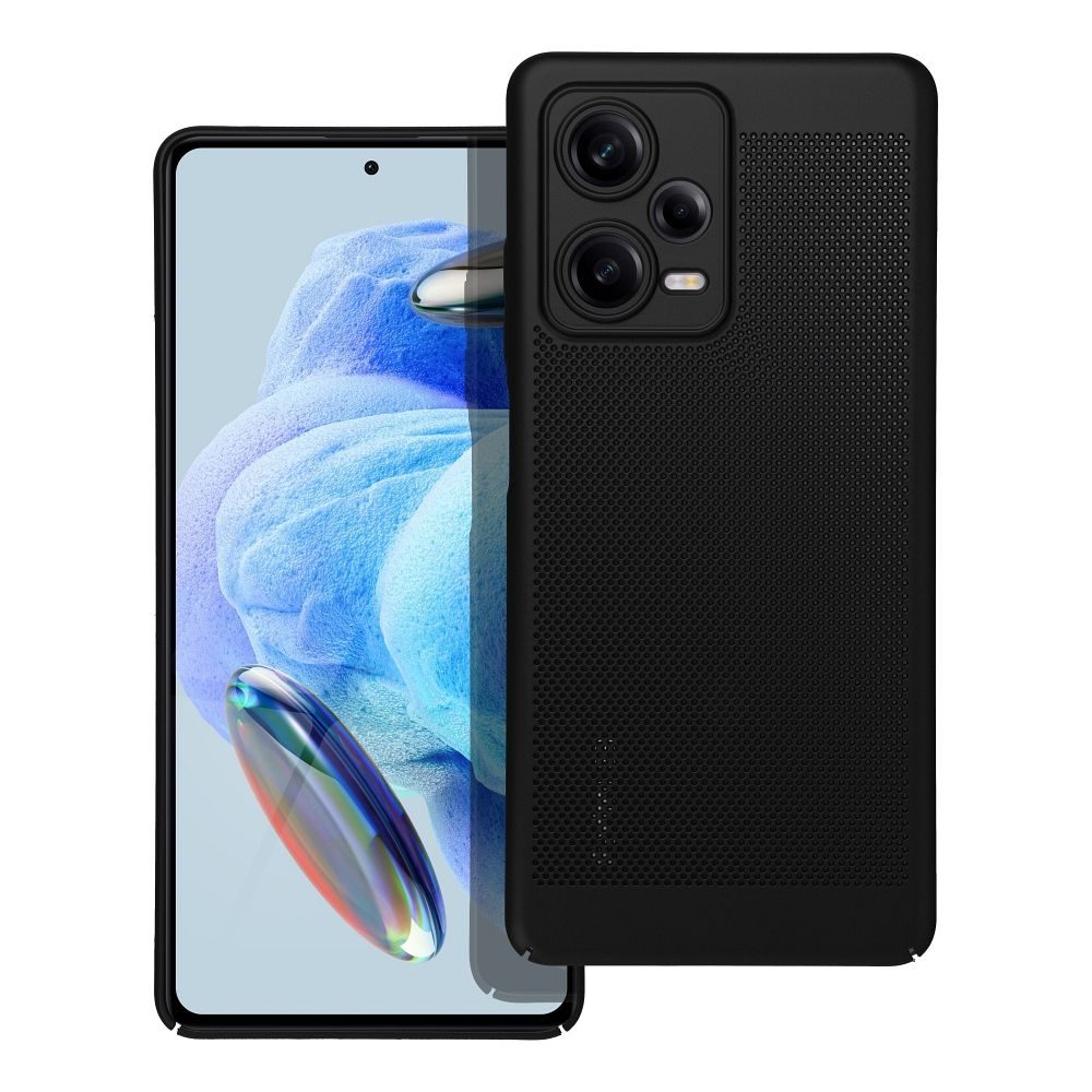 Breezy Case, Xiaomi Redmi Note 12 Pro Plus 5G, Crni